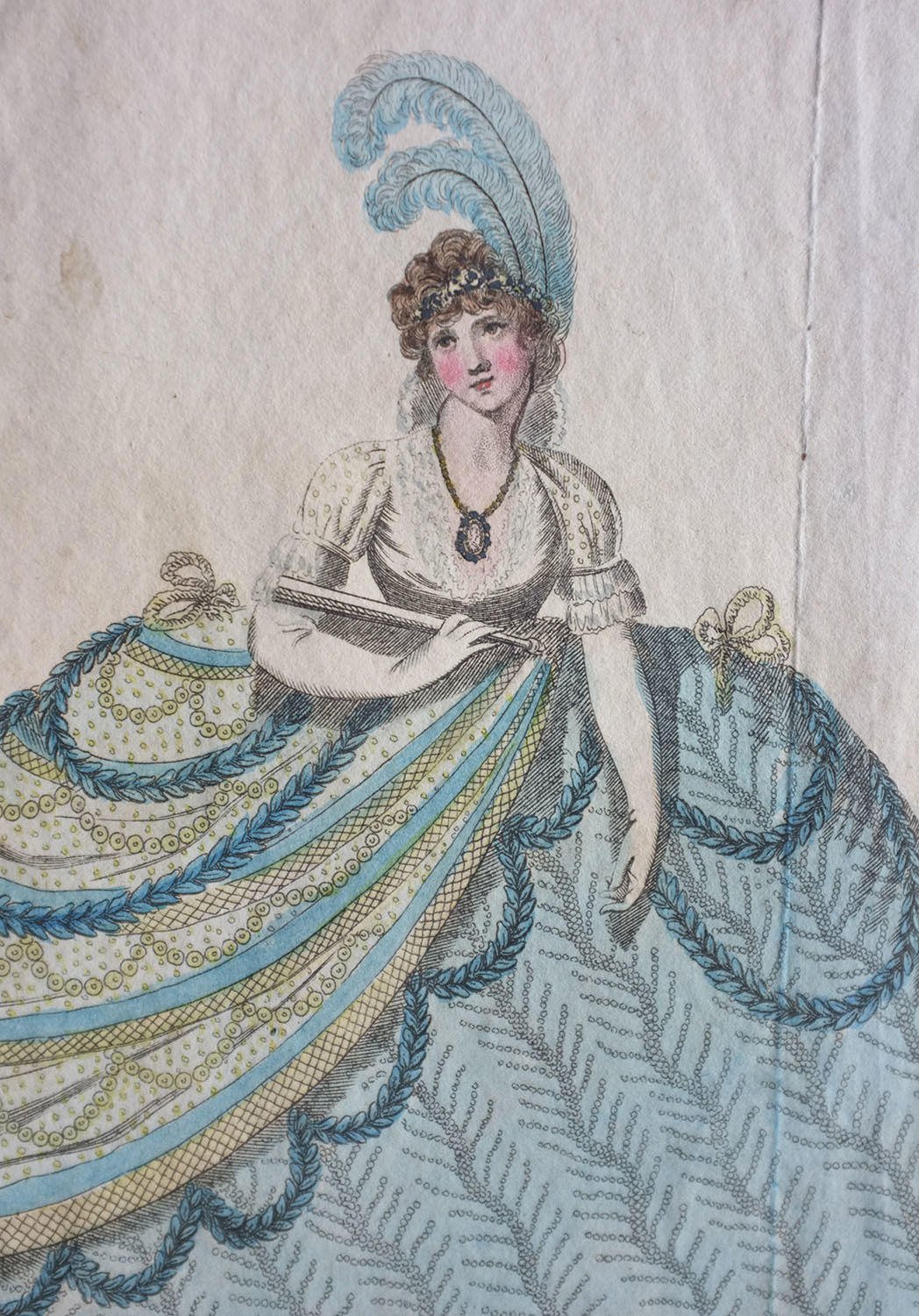 Dress of Princess Augusta 1799 - Richard Philips Etching