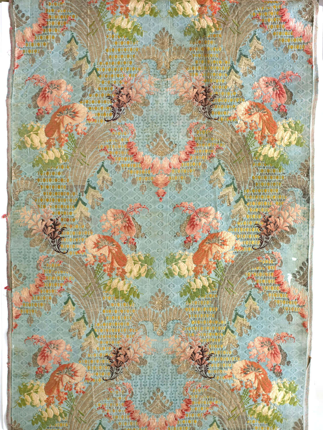 Antique 18th Century Lampas Silk circa 1745-70