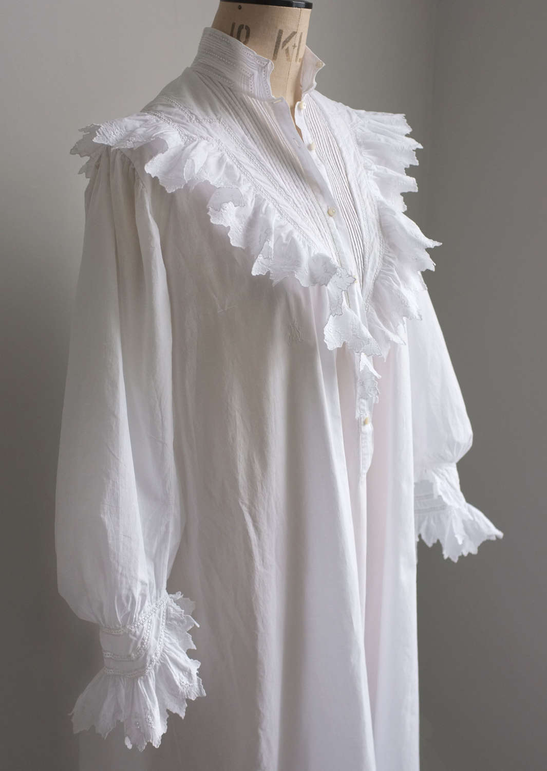 Antique 19th Century French Cotton Nightdress