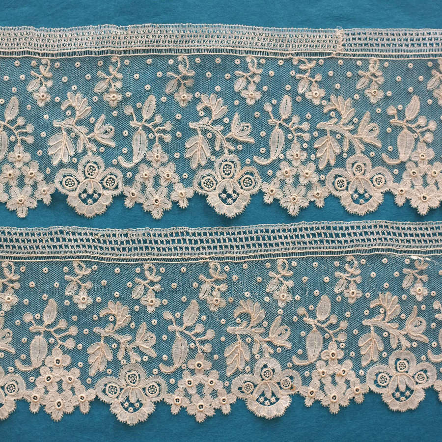 Antique Point d'Angleterre Lace Border