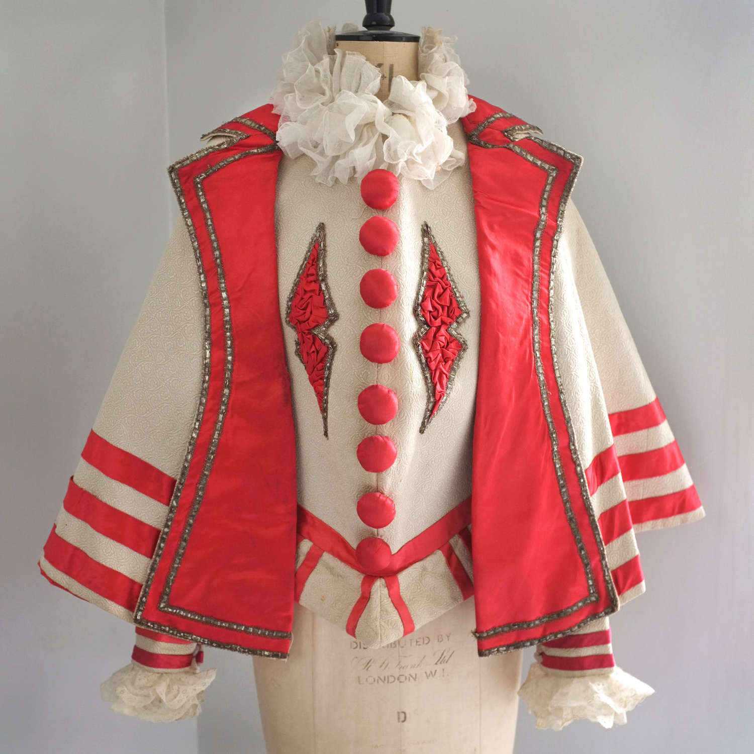 Antique French Scaramouche Theatrical Costume