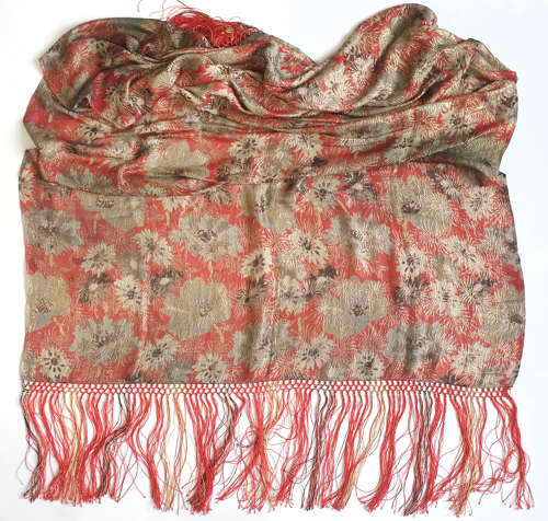 Antique 1920s Lamé Shawl