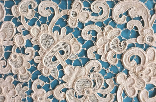 Antique Late 19th Century Needlelace Border