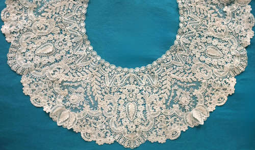 Brussels Duchesse and Point de Gaze Lace Bertha