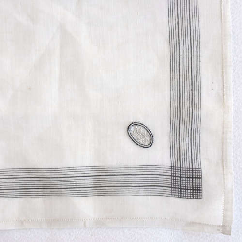 Four Antique Mourning Handkerchiefs