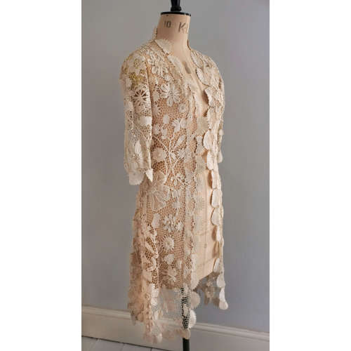 Antique Irish Crochet Lace Jacket circa 1900