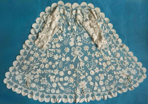 Antique Irish Crochet Lace Jacket circa 1900