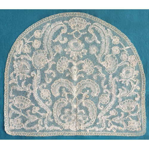 Antique 18th Century  Honiton Lace Cap Back
