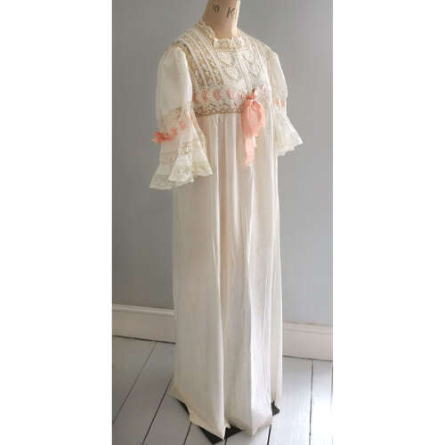 Antique French Embroidered Nightdress
