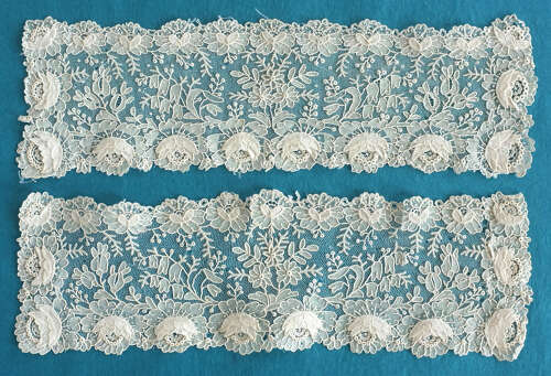 Brussels Point de Gaze Needlelace Collar and Cuffs