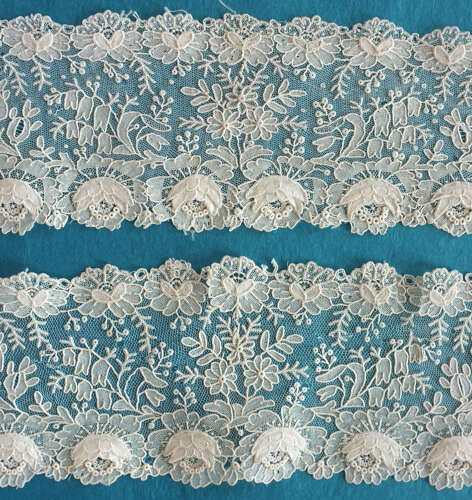 Brussels Point de Gaze Needlelace Collar and Cuffs