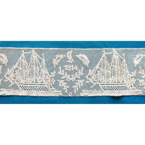 Antique Belgian War Lace Border 1914