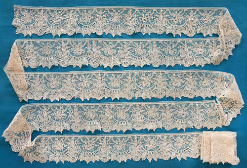 Antique Brussels Point de Gaze Lace Border