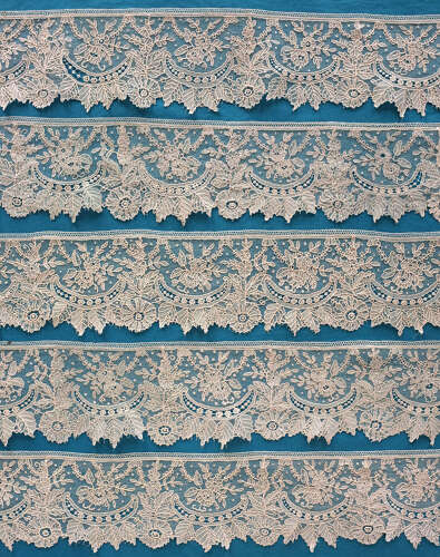 Antique Brussels Point de Gaze Lace Border