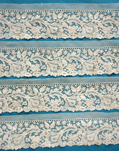 Antique Bobbin Lace Border