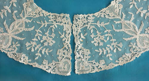 Antique Carrickmacross Lace Bertha