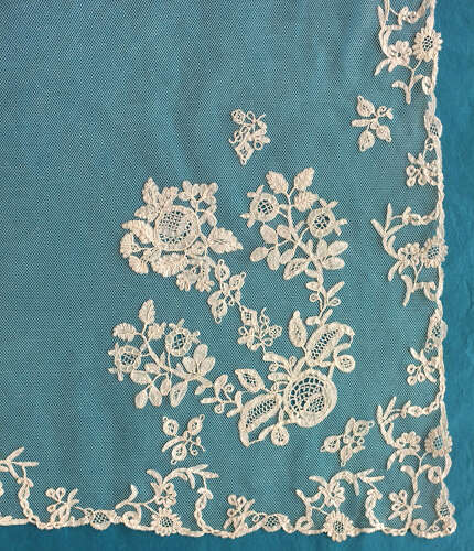 Antique Honiton Lace Wedding Veil