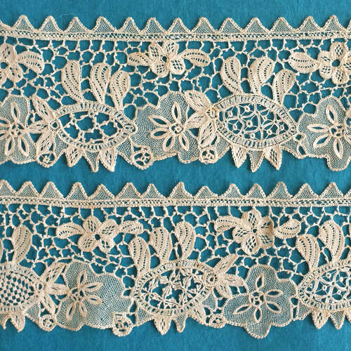 Antique Youghal Needlelace Border