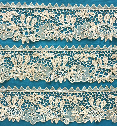 Antique Youghal Needlelace Border
