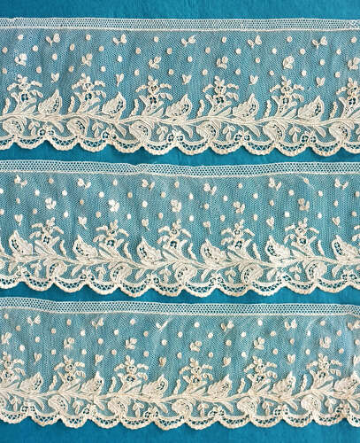 Antique Alencon Needlelace Border