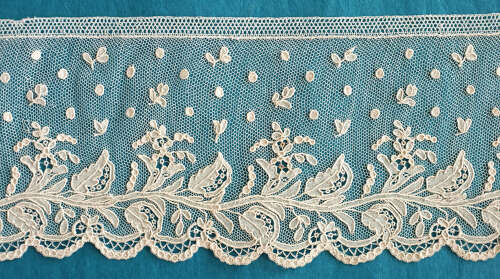 Antique Alencon Needlelace Border